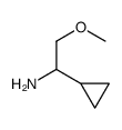1-Cyclopropyl-2-methoxyethanamine Structure