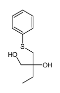 2-(phenylsulfanylmethyl)butane-1,2-diol Structure
