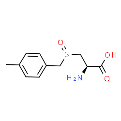 L-ALANINE, 3-[[(4-METHYLPHENYL)METHYL]SULFINYL]- Structure
