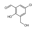 5-chloro-2-hydroxy-3-(hydroxymethyl)benzaldehyde结构式