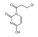 1-(3-chloropropanoyl)pyrimidine-2,4-dione Structure