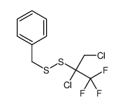 [(2,3-dichloro-1,1,1-trifluoropropan-2-yl)disulfanyl]methylbenzene Structure