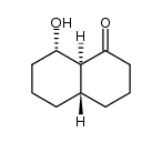 (4aS,8S,8aS)-8-hydroxyoctahydronaphthalen-1(2H)-one结构式