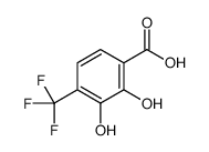 2,3-dihydroxy-4-(trifluoromethyl)benzoic acid Structure