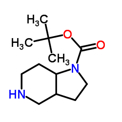1-Boc-1H-八氢吡咯并[3,2-c]吡啶结构式