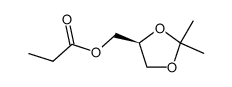 (S)-1,2-O-isopropylidene glycerol propionate Structure
