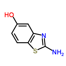 2-氨基-5-羟基苯并噻唑结构式