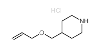 4-(prop-2-enoxymethyl)piperidine,hydrochloride结构式
