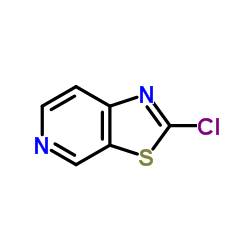 2-Chloro[1,3]thiazolo[5,4-c]pyridine结构式