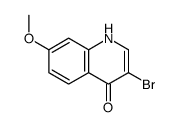 3-Bromo-4-hydroxy-7-methoxyquinoline structure