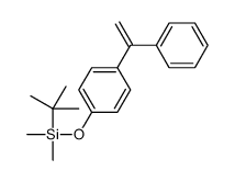 tert-butyl-dimethyl-[4-(1-phenylethenyl)phenoxy]silane Structure