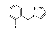 1-(2-iodobenzyl)-1H-pyrazole结构式