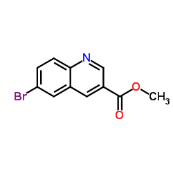 Methyl 6-bromoquinoline-3-carboxylate Structure