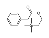 2-trimethylsilylethyl 2-phenylacetate结构式