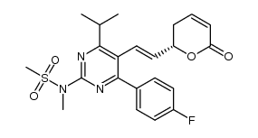 Rosuvastatin Anhydro Lactone structure