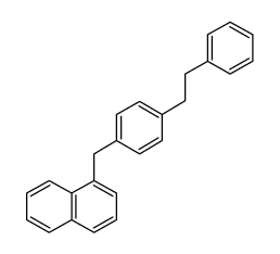 1-[4-(2-苯乙基)苄基]萘结构式