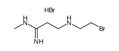 2-(N-(2'-(methylamidino)ethyl)amino)ethyl bromide dihydrobromide Structure