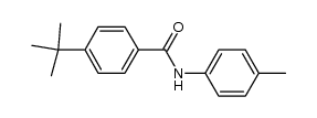 4-tert-butyl-benzoic acid p-toluidide Structure