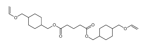 二[4-(乙烯氧甲基)环己基甲基]戊二酸结构式