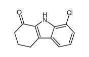 8-chloro-1,2,3,4-tetrahydro-9H-carbazol-1-one结构式