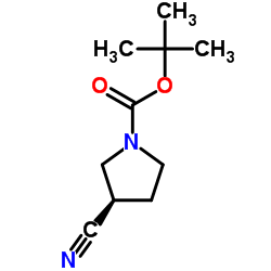 (R)-1-Boc-3-氰基吡咯烷结构式