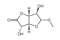 methyl β-D-glucofuranosidurono-6,3-lactone结构式