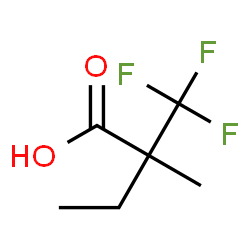 2-甲基-2-(三氟甲基)丁酸结构式