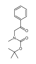 METHYL-(2-OXO-2-PHENYL-ETHYL)-CARBAMIC ACID TERT-BUTYL ESTER结构式