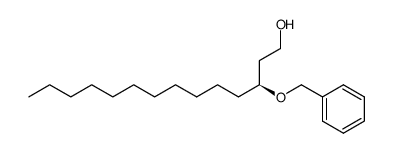 (S)-3-benzyloxytetradecan-1-ol结构式