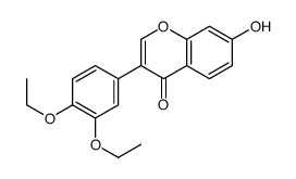 3-(3,4-diethoxyphenyl)-7-hydroxychromen-4-one Structure