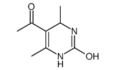 5-acetyl-4,6-dimethyl-3,4-dihydro-1H-pyrimidin-2-one结构式