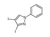 3,4-diiodo-1-phenylpyrazole结构式