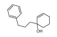 1-(3-phenylpropyl)cyclohex-2-en-1-ol结构式