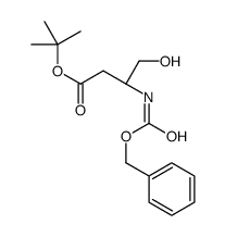 (3S)-4-羟基-3-[[(苯基甲氧基)羰基]氨基]-丁酸-1,1-二甲基乙酯结构式