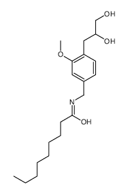 N-(4-O-glycerol-3-methoxybenzyl)nonivamide结构式