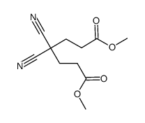 dimethyl 4,4-dicyanoheptanedioate Structure