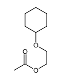 Acetic acid 2-(cyclohexyloxy)ethyl ester Structure