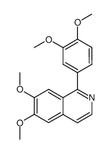 6,7-dimethoxy-1-(3,4-dimethoxyphenyl)-isoquinoline Structure