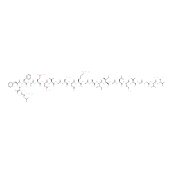 Amyloid β-Protein (17-40) ammonium salt结构式
