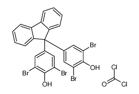 carbonyl dichloride,2,6-dibromo-4-[9-(3,5-dibromo-4-hydroxyphenyl)fluoren-9-yl]phenol结构式