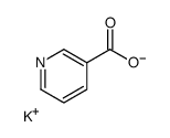 potassium,pyridine-3-carboxylate Structure