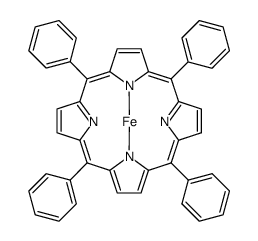 间-四苯基卟吩氯化铁(III)结构式