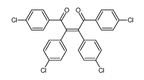 (Z)-1,2,3,4-tetrakis(4-chlorophenyl)2-butene-1,4-dione Structure