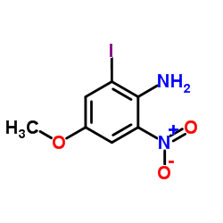 2-Iodo-4-methoxy-6-nitroaniline Structure
