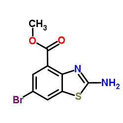 Methyl 2-amino-6-bromo-1,3-benzothiazole-4-carboxylate Structure