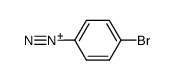 4-bromo-benzenediazonium ion结构式
