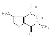 3-二甲基氨基-4-甲基-2-羧酸甲酯结构式