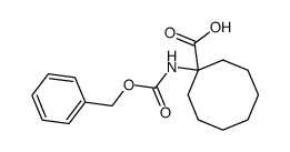 CBZ-1-AMINO-1-CYCLOOCTANECARBOXYLIC ACID结构式