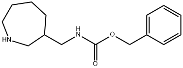 苯甲基 (吖庚环-3-基甲基)氨基甲酯结构式