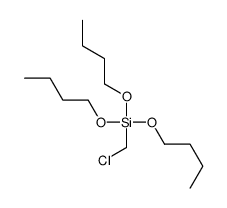 tributoxy(chloromethyl)silane Structure